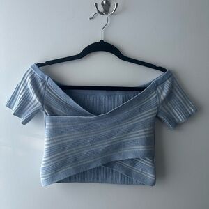 Aerie Off-Shoulder Crop Top